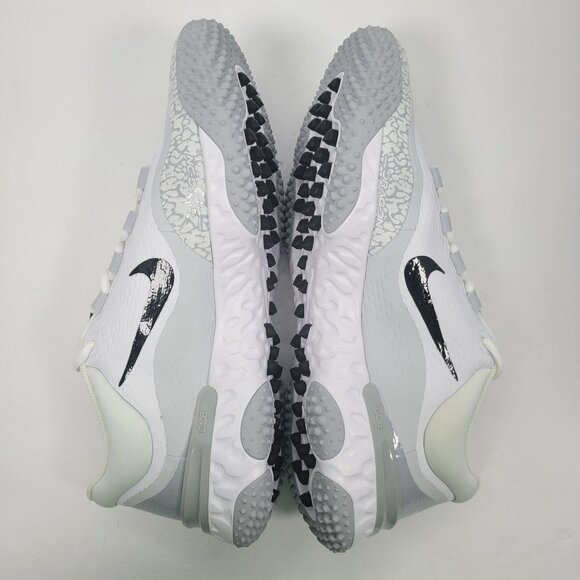 Nike Alpha Huarache Elite 4 Turf Men's White Gray Shoes FD2743-100 US Size 11NWB - Picture 8 of 10